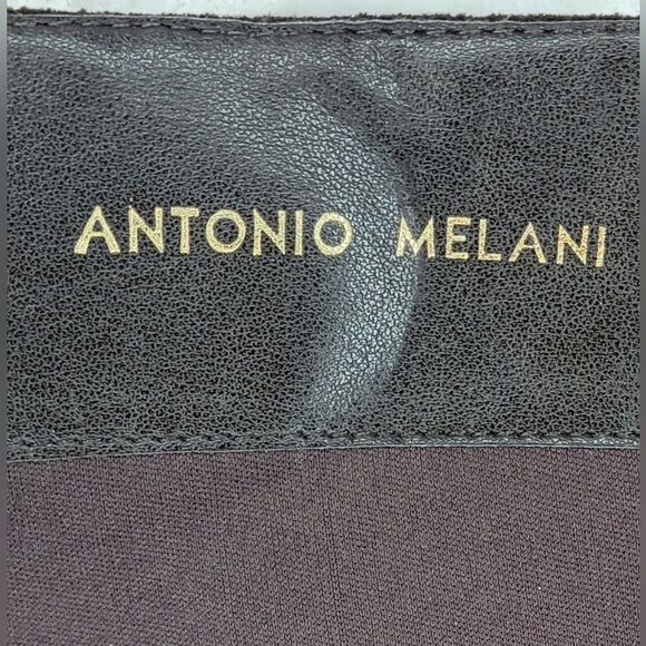 ANTONIO MELANI Brown Leather Heeled Boot Shoes Size 6 M - Picture 11 of 14